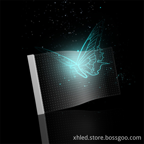 Hot Selling Intelligent LED Transparent Screen for Indoor Shopping Mall Advertising Displays
